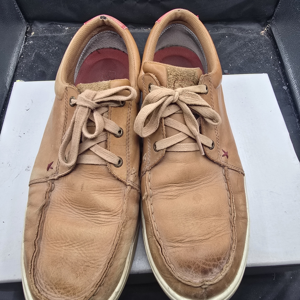 Twisted X Tan Leather Men's Loafers